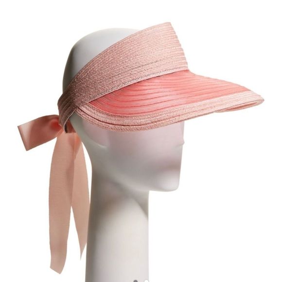 🆕 Eugenia Kim Ricky Horsehair & Straw Visor - Picture 1 of 6